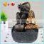 Cute Golden Buddha Water Fountain With Led Light
