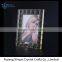 Factory supplier newest Two color yellow and clear crystal photo frame