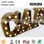 led battery operated letter marquee letter for kid's room decor