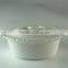 White Serveware Porcelain Serving soup Tureen with Lid