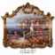 Baroque Style Hot Sales Polyresin Decorative Framed Oil Paintings For Wall Arts