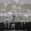 Jingyage customized wedding candelabra with hanging crystals