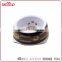 Round shaped OEM logo designer personalized melamine cat bowl without rubber ring