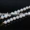 simple 7-8mm white round freshwater pearl bracelet