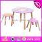 2015 New cute childrens table and chairs,popular wooden chairs and tables and hot sale WO8G100-x