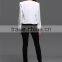 2015 Spring New Fashion Women Soild Color Long Sleeve White and Black fall Jacket Coats Women Outwear female fall Suit