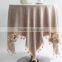 European high-grade garden style cotton round tablecloth / table cloth tablecloths round table