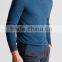High Quality 12GG casual men's v-neck 100% cashmere sweater with elbow patches (BKNM10)