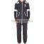 PA0046A wholesale cheap black printed men's jumpsuits with hoodie