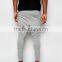 50 cotton and 50 polyester drop crotch fitted joggers for man