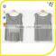 Custom blank grey loose dri fit women casual tank tops wholesale