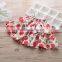 High quality Fancy dresses for baby girl Wholesale kids clothing Cherry double layer girl skirt