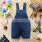 Hot Sale Baby Denim Short Pants Carton Bear with Love Heart Kids Strap Jeans Pants