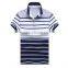 Customized classic short sleeve stripe men polo shirt 2016