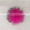Myfur Wonderful Full Round Real Raccoon Fur Made Dyed Wholesale Fur Pom Poms