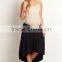 Latest Skirt Design Pictures Women Trend hi Low Maternity Skirt 2016