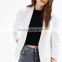 2017 custom designs women leisure 3/4 sleeve blazer jacket
