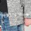 Mens fashion chunky wool heavy knit thick cardigan sweater from OEM factory