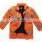 high visibility workwear jacket safety jacket windbreaker jacket