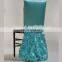 Elegant Design Burgundy Banquet Wedding Rosette Chair Cover
