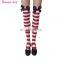 Korean Style Fashion Stripe Long High Tight Stcokings For Women