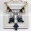vintage white diamond short necklace,rhinestone crystal lady necklace,fashion necklace