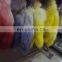 gradient color real fox fur tail furry keychain accessories