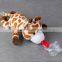 9.5cm pacifier plush toy with different animal designs