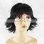 Wholesale hot sale full machine made short wig with bangs