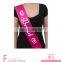 hot sale fashion bachelorette party suppliers hen do party night braut satin sash