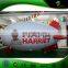 Large Advertising Display Vinyl Inflatable Helium Blimp , Flying Outdoor Inflatable Airship Balloon with Logo Printing for Event