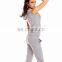 cheap wholesale brand quality women zip plain cotton tracksuit