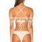 guangzhou factory custom made sexy seamless crisscross bikinis woman swimwear 2017