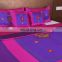Soundarya latest high quality poly silk embroidery bed cover set