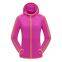 Custom Couple Sunproof Chinlon Skin Clothes With Hood