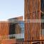 jade tree metal screen panels / urban design corten cladding