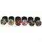 D40mm& H39.5mm Zinc alloy smoke grinder flat pattern tobacco accessory with 4-layer and colorful logo for tobacco, cigarette,smoking