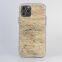 For iPhone 11 trendy phone case conch shell pattern electroplating frame epoxy phone case