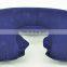 i@home Outdoor travel portable PVC flocked pillow travel inflatable u shaped neck pillow