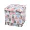Home storage organization foldable Seat Box ottoman sale big ottoman stool
