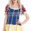 Adult Snow White Princess Fancy Dress Fairy Tale Sexy Deluxe Long Ladies Gown