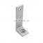 Aluminium 20 Alloy Silver Anodized Fixed Profile Accessories adjust floor feet holder