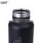 Double Wall Vacuum 304 Stainless Steel travel vacuum mug Insulated Cup with wooden lid Tumbler  Flasks Hot Drinks Cup