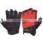 HANDLANDY Mechanical Utility Work Cycling Motorcycle Sports Synthetic Leather Fingerless Half Fingers Gloves