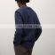 Breathable Dark blue Outside O-Neck Long-Sleeve Cotton T-Shirt Men's T Shirt 2021