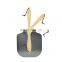 2022 New Arrival Safe Kitchen Oven Shovel Black Foldable Aluminum Pizza Peel Wood Handle