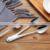 High Quality Long Handle Silver Ice Cream Themed Stainless Steel Small Spoon Desserts