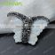 Topearl Jewelry Butterfly White Shell Pendant Rhinestones Clay Pave Fashion Pendant SPD03