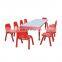 Children table and chair kindergarten daycare center furniture nursery preschool plastic children table chair