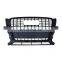 Auto front bumper factory price grille for Audi Q5 change to RSQ5 SQ5 high quality mesh grill 2010-2012
